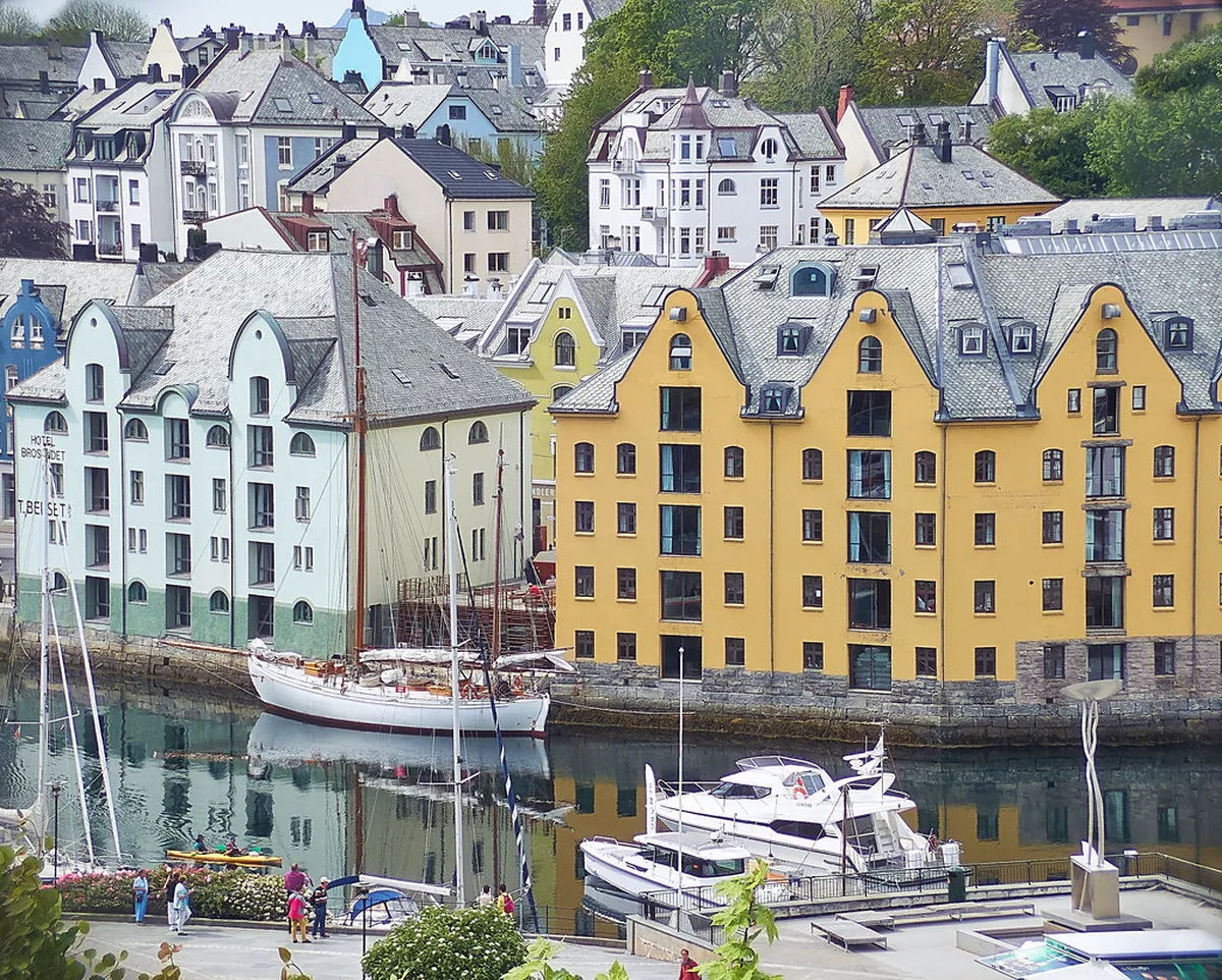 Best Waterfront Art Nouveau Buildings Ålesund