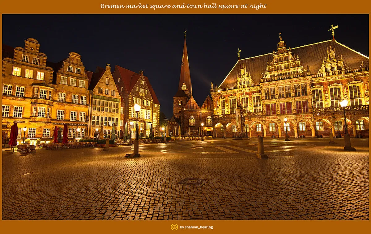 Bremen market square town hall