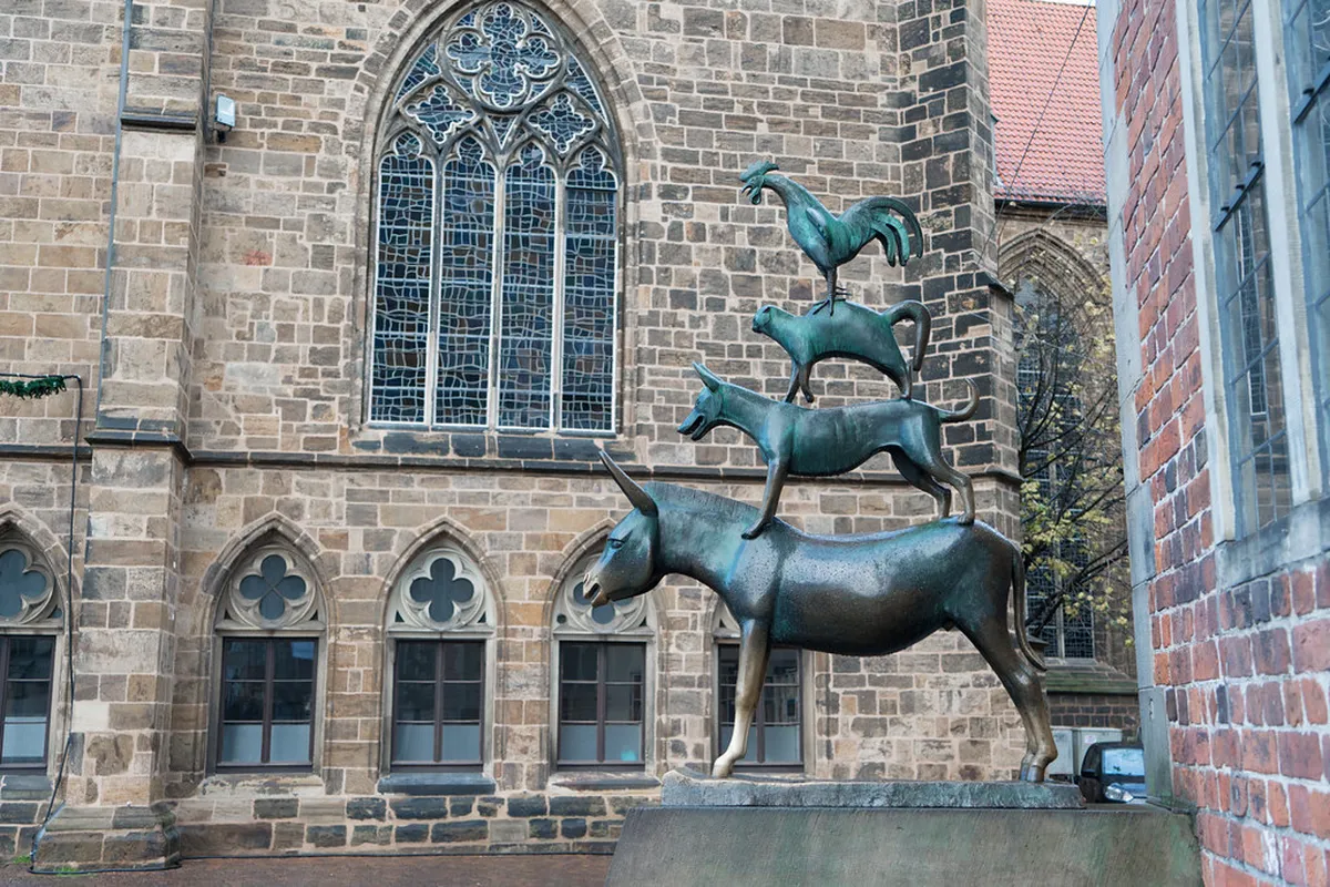 Town Musicians of Bremen statue