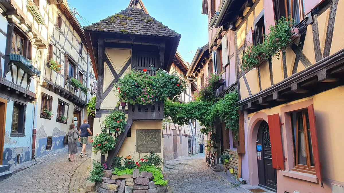 Eguisheim half-timbered houses