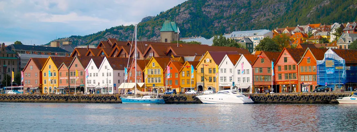 Explore Fjord-Side Traditional Norwegian Houses in Trondheim