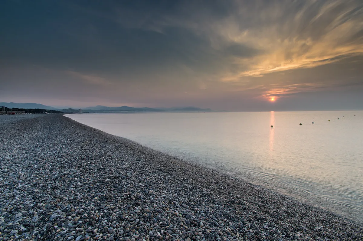 Antibes beach French Riviera sea