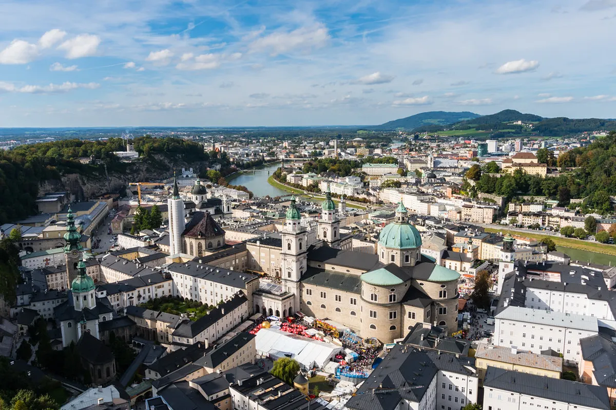 Salzburg attractions cathedral in Salzburg, Austria